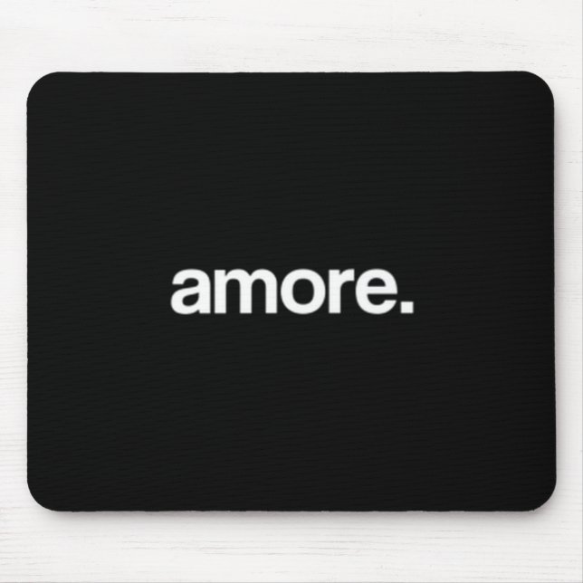 Simple And Unique Amore Valentine's Day Design  Mouse Mat (Front)