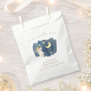 Simple Angel Moon Star Baby Shower Favour Bags