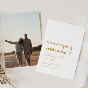 Simple Anniversary Party Invitation