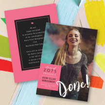 Simple Any Colour Box Minimalist Photo Graduation