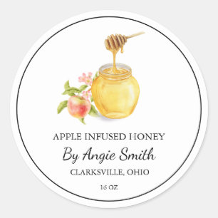 Simple Apple Infused Honey Label