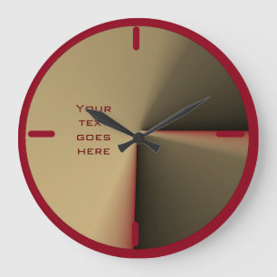 Simple art large clock