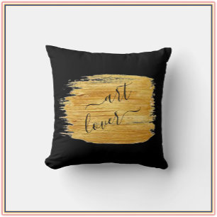 Simple Art Lover Minimalist Design  Cushion