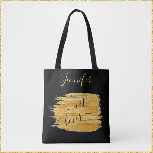 Simple Art Lover Minimalist Design Tote Bag