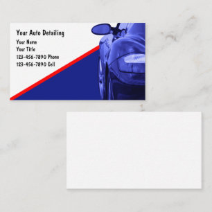 Simple Automotive Business Cards