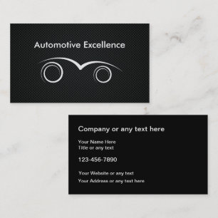 Simple Automotive Business Cards