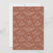 Simple Autumn Wedding Invitation (Back)