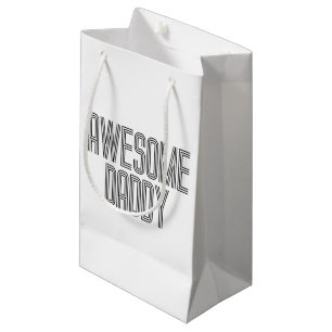 Simple Awesome Daddy Father's Day   Gift Bag