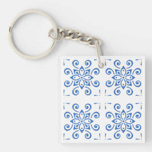 Simple Azulejo Key Ring