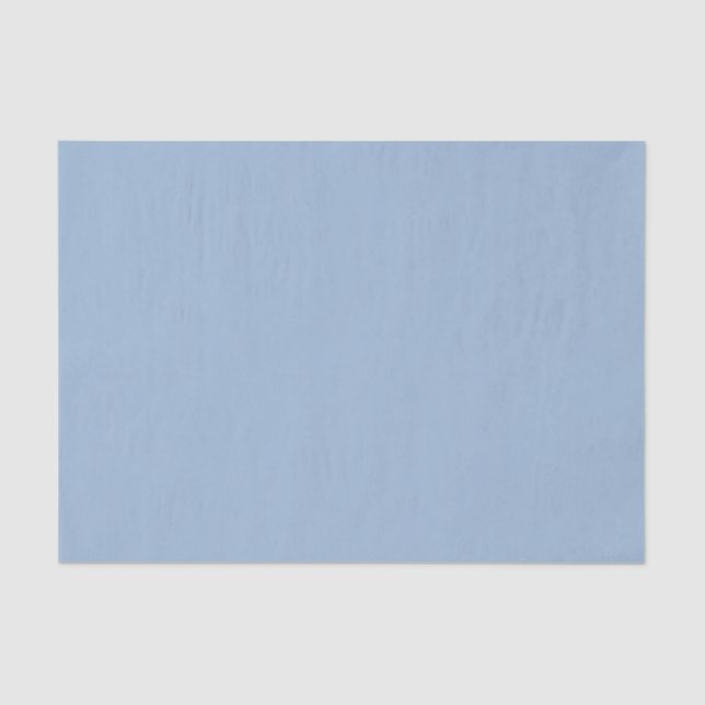 Simple Baby Blue Solid Colour Tissue Paper (Front)