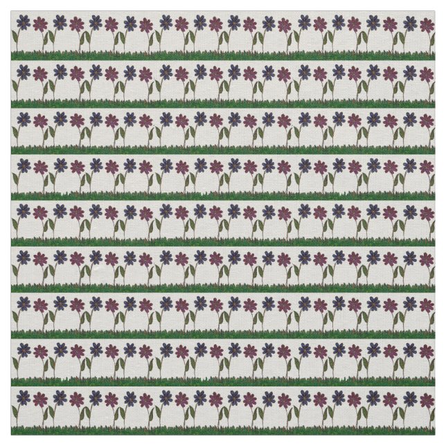 Simple baby flower design fabric (Swatch)