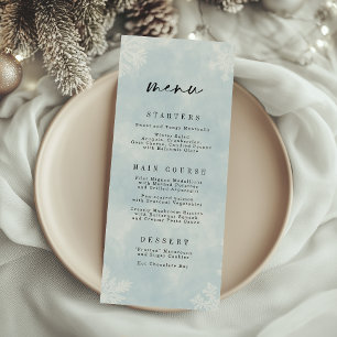 Simple Baby It's Cold Outside Winter Baby Shower Menu