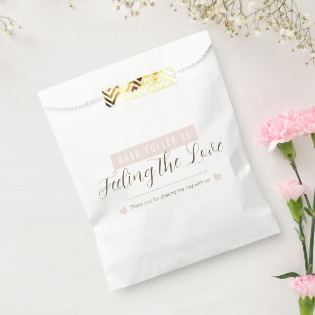 Simple Baby Shower Favor Bag (Sealed)