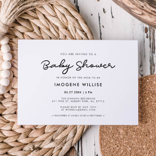Simple Baby shower Invitation