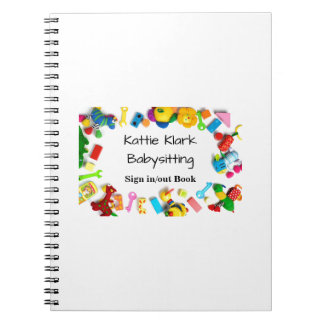 Simple Babysitting Notebook