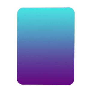 Simple Background Gradient Turquoise Blue Purple Magnet