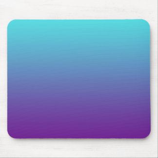Simple Background Gradient Turquoise Blue Purple Mouse Mat