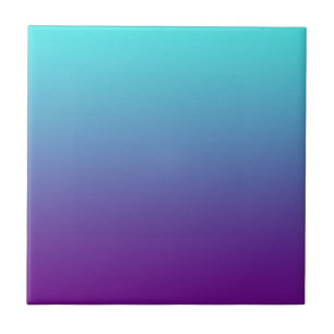 Simple Background Gradient Turquoise Blue Purple Tile
