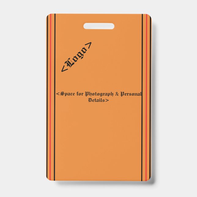 Simple Badge ID Badge (Front)