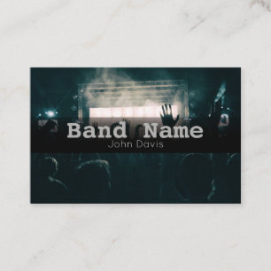 Simple Band Name Business Card
