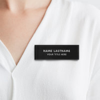 Simple Basic Minimalist Modern Black Title