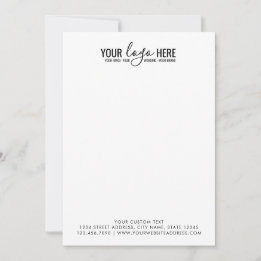Simple Basic Your Business Company Logo Branding Card