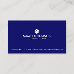 simple basketball business card