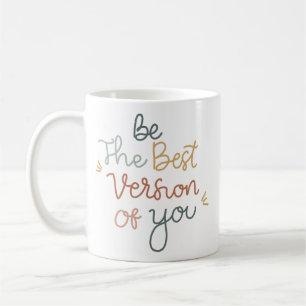 Simple Beauty Inspirational Quote Letter Warm Coffee Mug