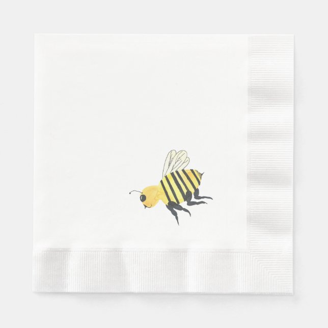 Simple Bee Napkins (Front)