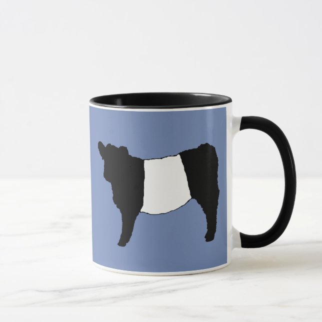 Simple Belties Gorgeous Belted Galloway Cow Steer Mug (Right)