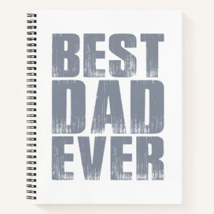 Simple Best Dad Ever Father's Day   Notebook
