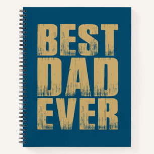Simple Best Dad Ever Father's Day   Notebook