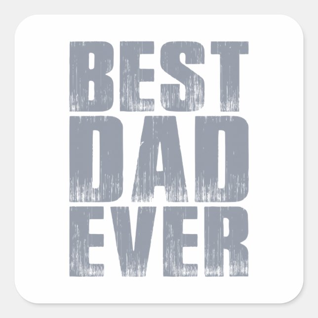 Simple Best Dad Ever Father's Day | Sticker (Front)