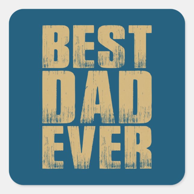 Simple Best Dad Ever Father's Day | Sticker (Front)