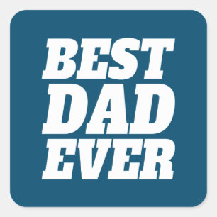 Simple Best Dad Ever Father's Day   Sticker