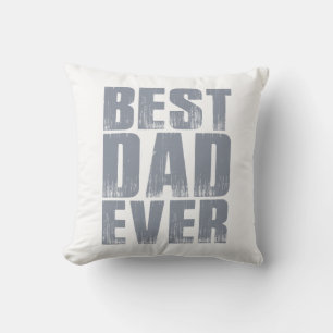 Simple Best Dad Ever Father's Day   Throw Pillow
