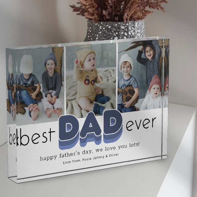 Simple Best Dad Ever Photo Block (Creator Uploaded)