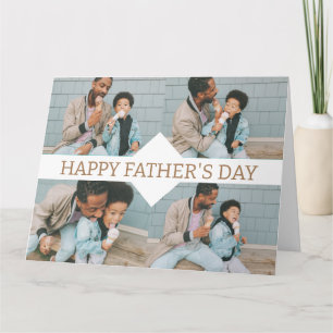 Simple Best Dad Ever Simple Photo Fathers Day Card