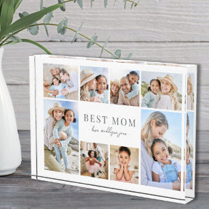 Simple Best Mum Collage Photo Block