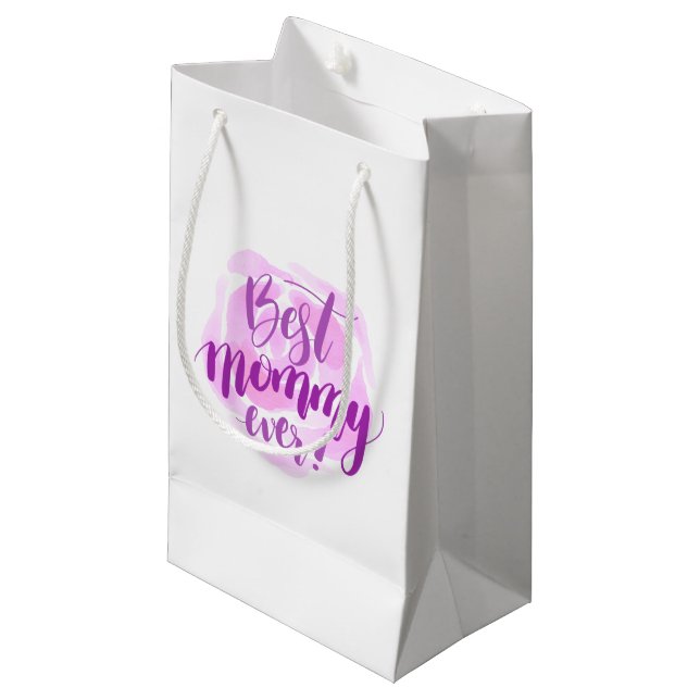 Simple Best Mum Ever Mother's Day | Gift Bag (Front Angled)