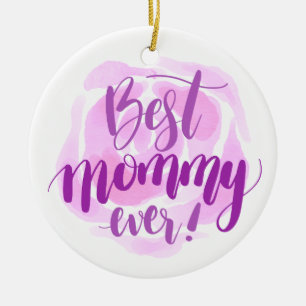 Simple Best Mum Ever Mother's Day Ornament