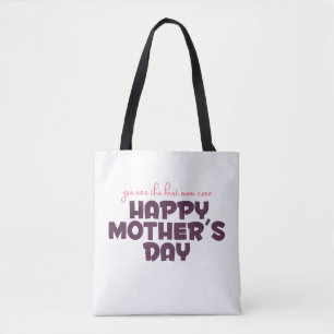 Simple Best Mum Ever Mother's Day Tote Bag