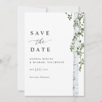 Simple Birch Tree Wedding