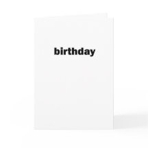 simple birthday card