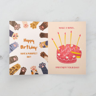 Simple Birthday Card Gift for Him or Her
