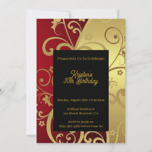 Simple Birthday Invitation