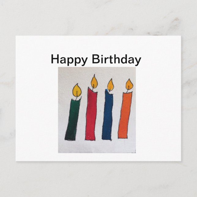 Simple Birthday wish card (Front)
