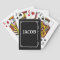 Simple Black and White Customisable Playing Cards
