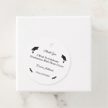 Simple Black And White Customised Graduation