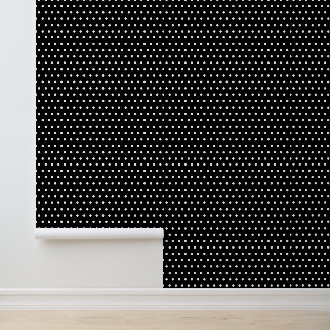 Simple Black and White Dots Pattern Wallpaper (Application)